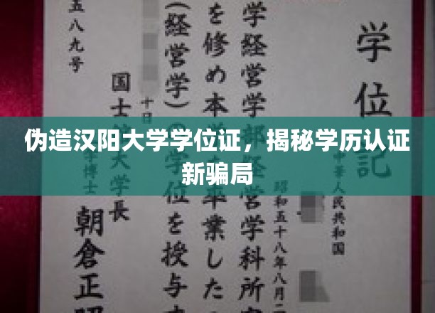 伪造汉阳大学学位证，揭秘学历认证新骗局