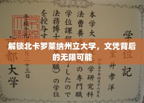 探秘北卡罗莱纳州立大学，文凭之光映照的未来潜能