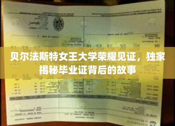 贝尔法斯特女王大学荣耀见证，独家揭秘毕业证背后的故事
