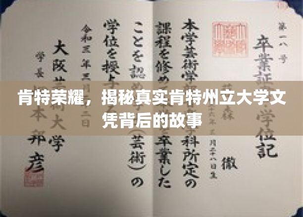 肯特荣耀，揭秘真实肯特州立大学文凭背后的故事
