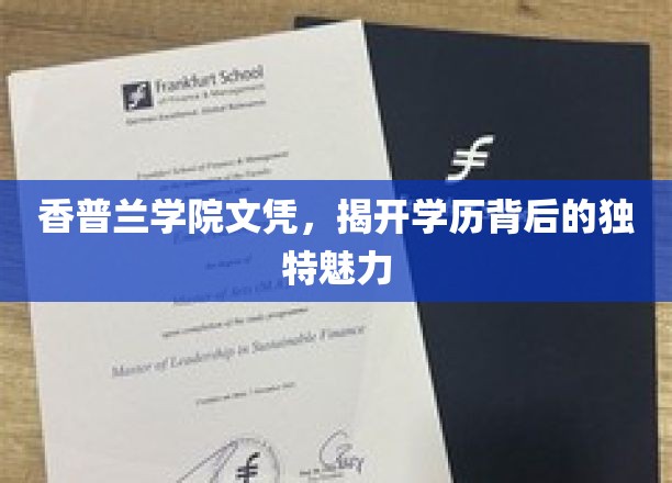 香普兰学院文凭，揭开学历背后的独特魅力