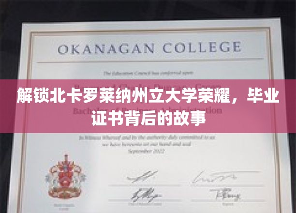 揭开北卡罗莱纳荣耀之门，毕业证书背后的传奇历程