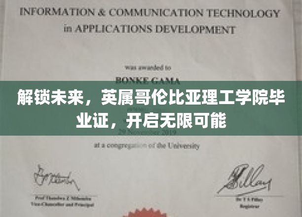 英属哥伦比亚理工学院毕业证，开启你的未来无限之门