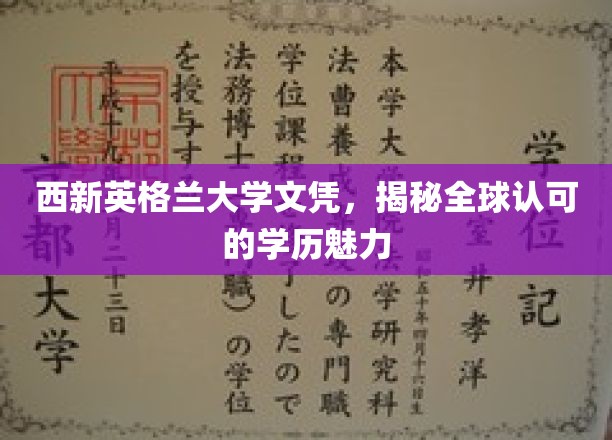 全球通行证背后的魅力，西新英格兰大学文凭揭秘