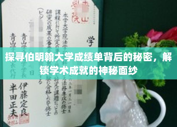 伯明翰大学成绩单揭秘，解码学术卓越的神秘密码