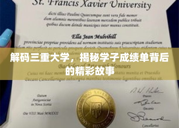 解码三重大学，揭秘学子成绩单背后的精彩故事