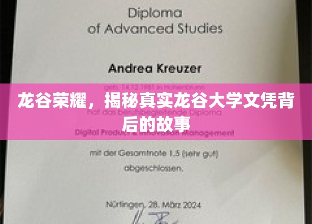 龙谷荣耀，揭秘真实龙谷大学文凭背后的故事