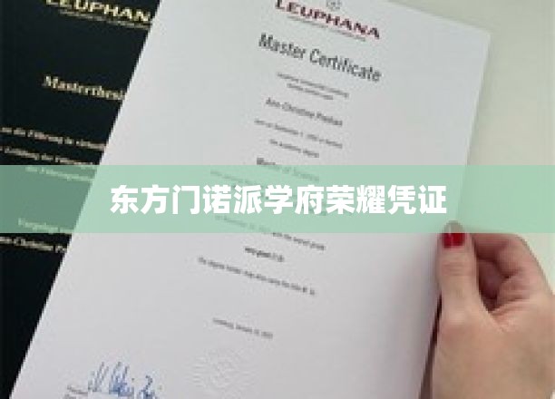 东方门诺派学府荣耀凭证