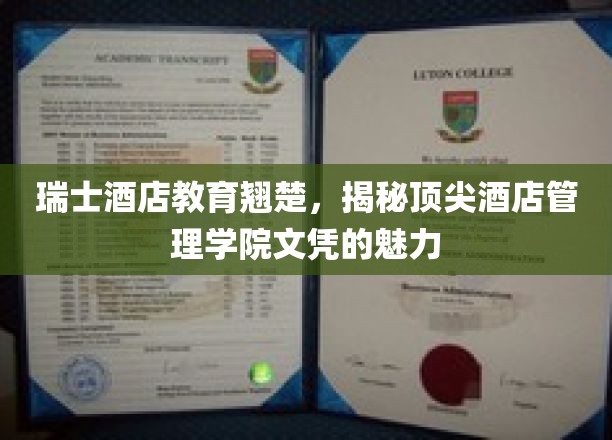 瑞士酒店教育翘楚，揭秘顶尖酒店管理学院文凭的魅力