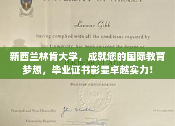 林肯大学，助您踏足国际舞台，卓越学历见证非凡成就！