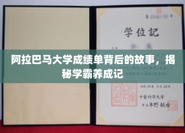 探寻阿拉巴马大学学霸的秘密，背后的成绩单传奇