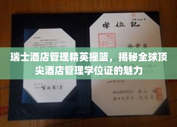 瑞士酒店管理界的璀璨明珠，探索全球顶尖酒店管理学位证的非凡魅力