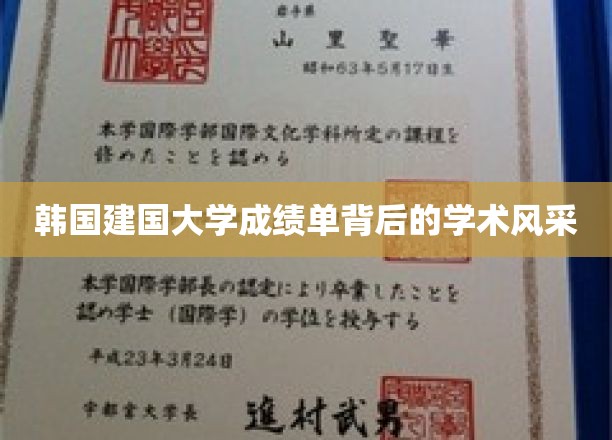 韩国建国大学成绩单背后的学术风采