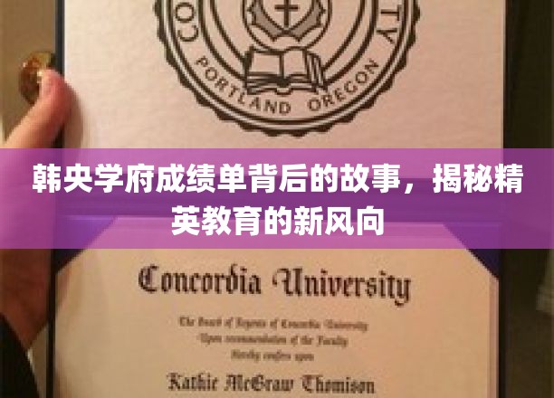 解码韩央学府高分奇迹，精英教育革新之路探秘