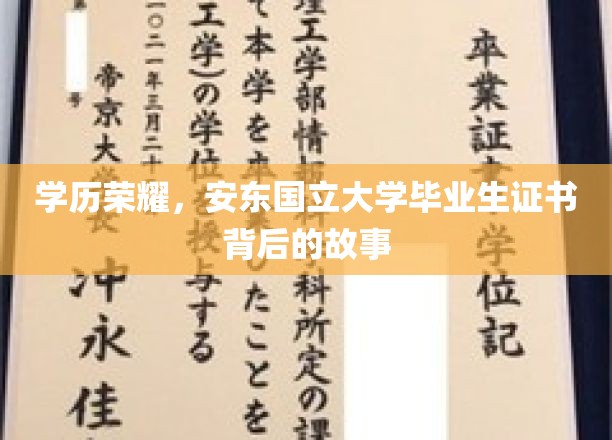 学历之光，揭秘安东国立大学毕业生证书背后的荣耀之路