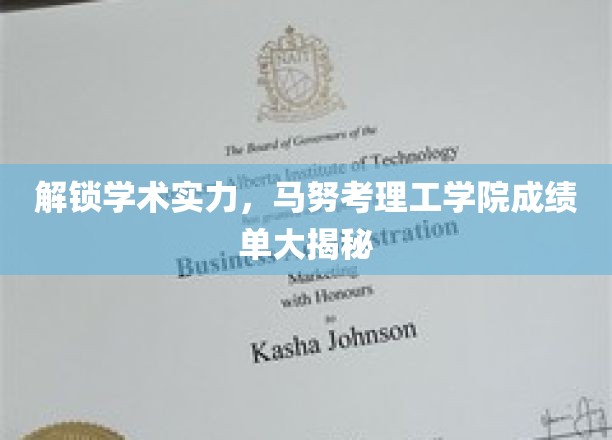 探索学术实力，马努考理工学院成绩单深度解析