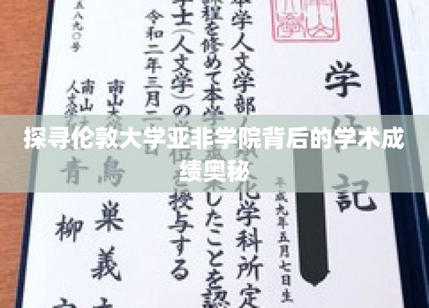 揭秘伦敦大学亚非学院，卓越学术成就的神秘动力