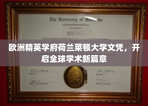 欧洲精英学府荷兰莱顿大学文凭，开启全球学术新篇章