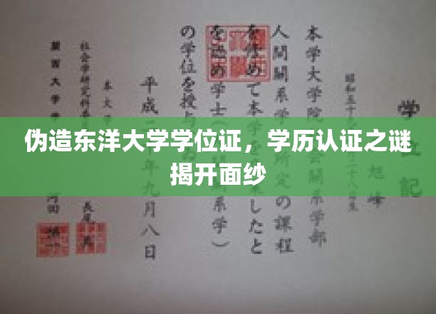 伪造学位证风波，东洋大学学历认证真相大起底