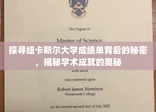 解码纽卡斯尔大学成绩单，揭秘学术卓越的神秘面纱