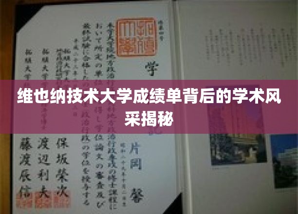 维也纳技术大学成绩单背后的学术风采揭秘