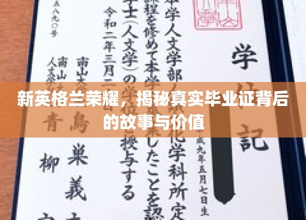 新英格兰荣耀，揭秘真实毕业证背后的故事与价值
