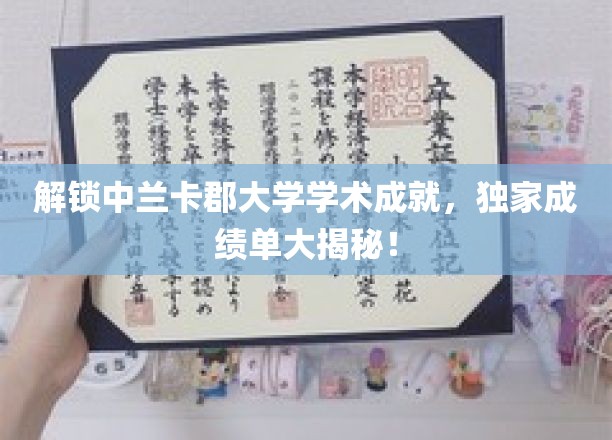 探索中兰卡郡大学非凡学术成就，揭秘顶尖学子成绩背后的秘密！