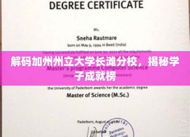 解码加州州立大学长滩分校，揭秘学子成就榜