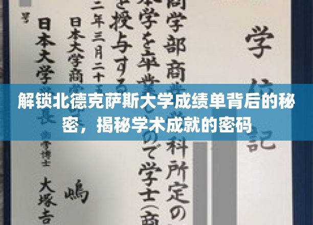 探寻北德克萨斯大学成绩单的神秘面纱，解码学术卓越的神秘密码