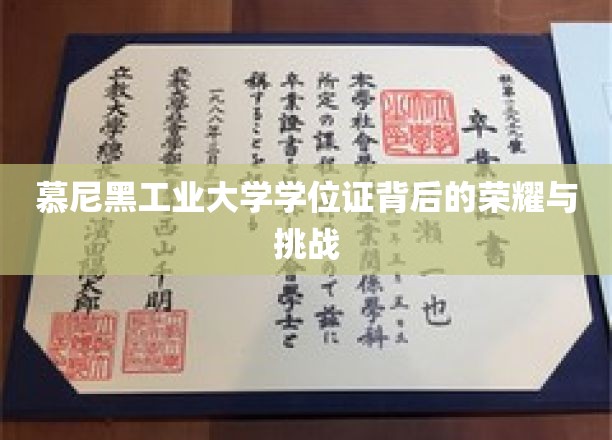 揭开慕尼黑工业大学学位证背后的辉煌之路