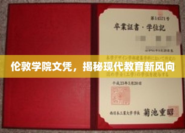伦敦学院文凭引领潮流，探索现代教育革新之路