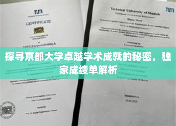 揭秘京都大学卓越学术成就的奥秘，独家成绩单解析