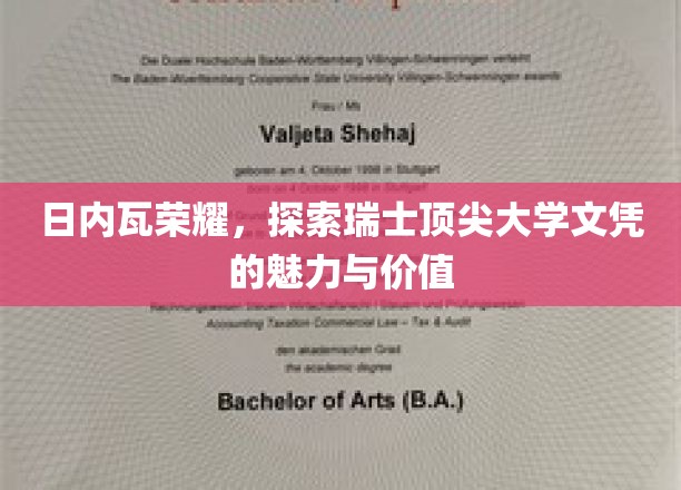瑞士精英学府的日内瓦荣耀，揭秘顶尖文凭的非凡魅力与价值