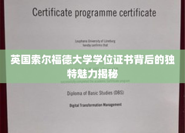 探寻索尔福德大学学位证书的神秘面纱，独特魅力一探究竟