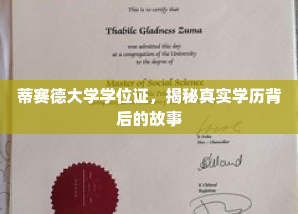 蒂赛德大学学位证，揭秘真实学历背后的故事