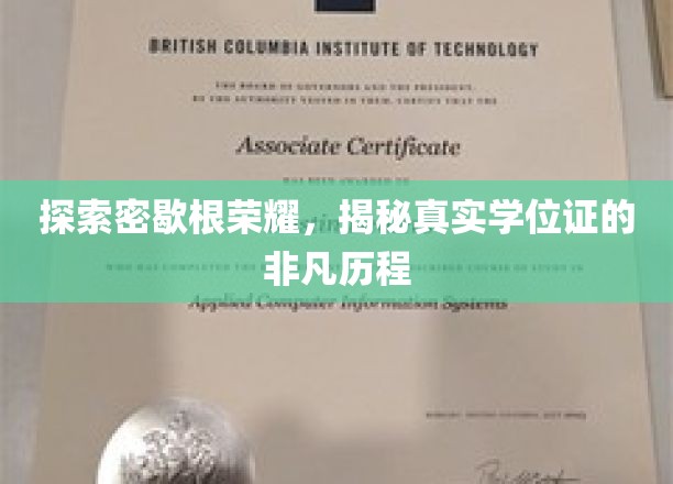 探寻密歇根荣耀之谜，揭秘学位证的传奇之旅