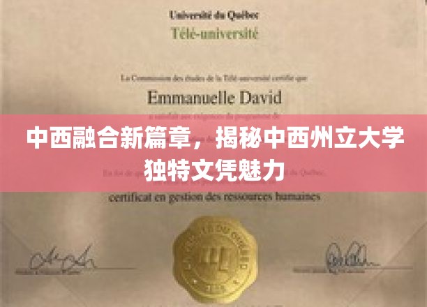跨文化教育新亮点，中西州立大学文凭，开启国际视野之门