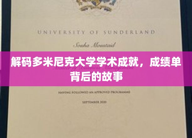 探索多米尼克大学，揭开学术成就背后的辉煌篇章