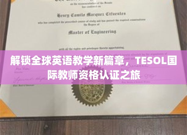 跨越语言界限，探索TESOL国际教师资格认证的全球教育征途