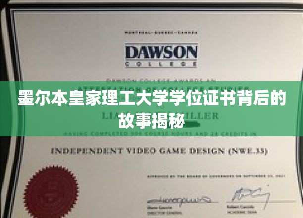 墨尔本皇家理工大学学位证书背后的故事揭秘