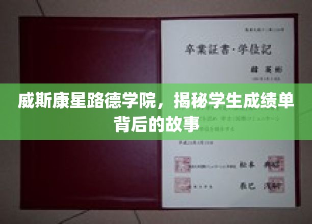 威斯康星路德学院，揭秘学生成绩单背后的故事