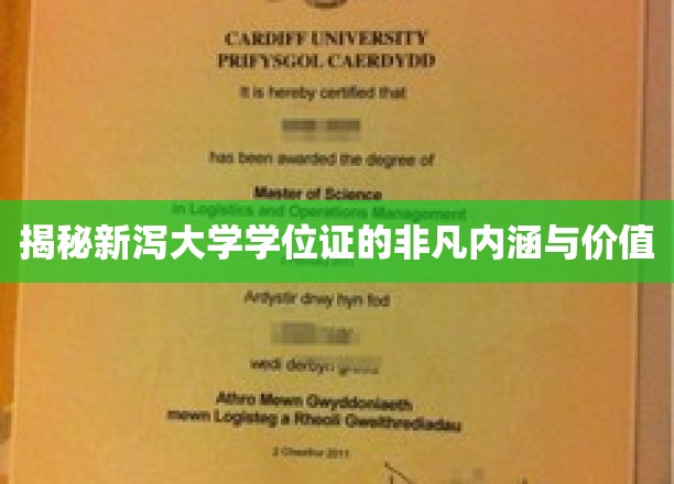 解码新泻大学学位证，隐藏的学术魅力与深远意义