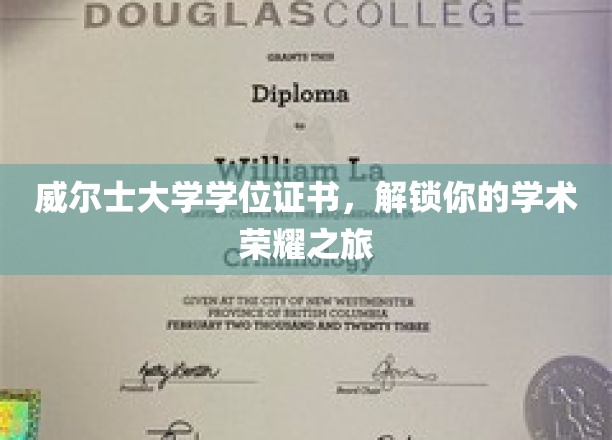 威尔士大学荣耀启程，学位证书成就你的学术巅峰