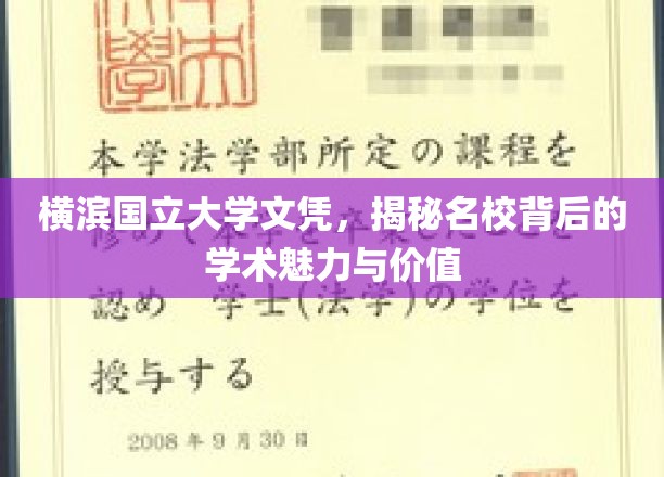 横滨国立大学文凭，揭秘名校背后的学术魅力与价值
