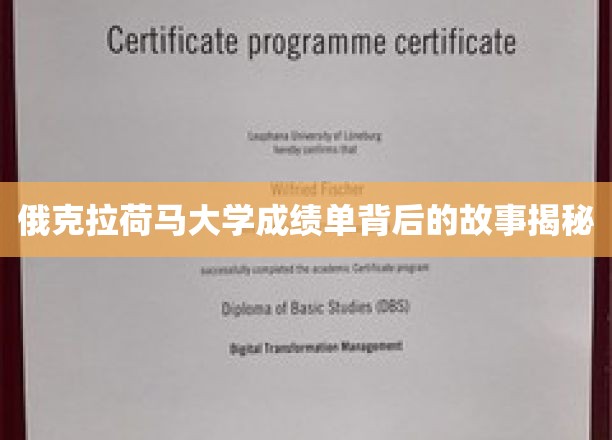 揭开俄克拉荷马大学成绩单的神秘面纱