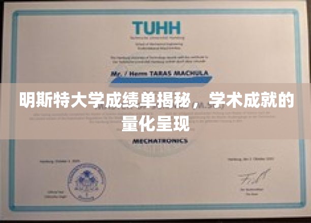 解码明斯特大学成绩单，探索学术成就的数字足迹