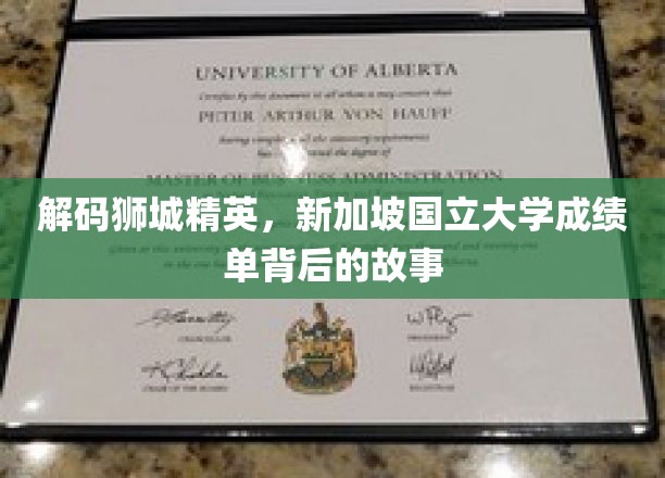 探寻狮城英才秘境，新加坡国立大学成绩单背后的传奇篇章