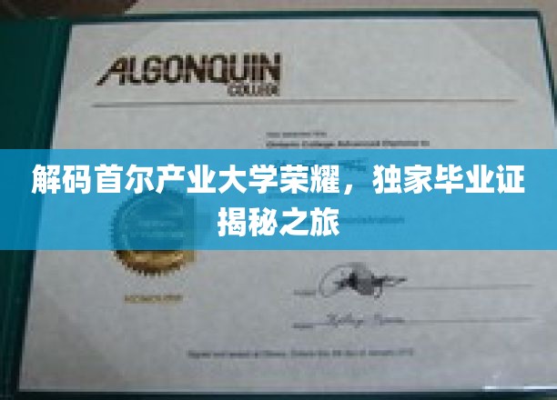 探索首尔产业大学精英奥秘，毕业证背后的不凡历程