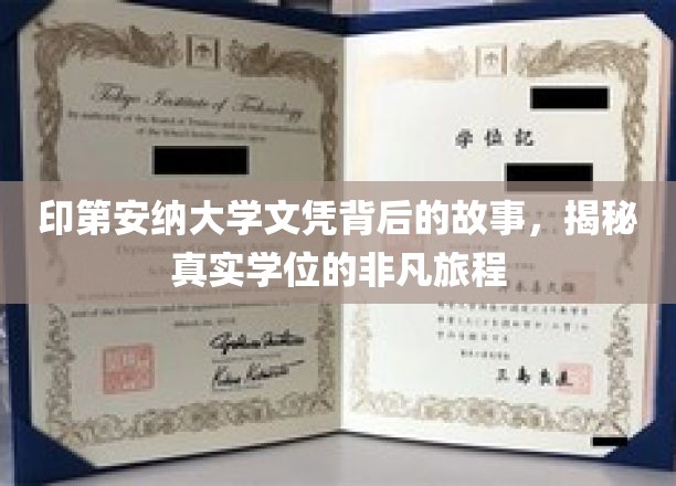 印第安纳大学学位背后的故事，探寻真实学位的非凡旅程