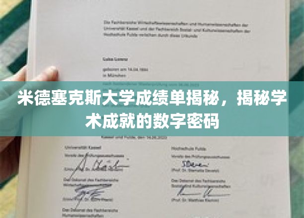 解码米德塞克斯大学成绩单，揭开学术成就的数字奥秘